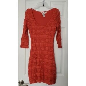 Max Studio Womans Dress Size Small Orange
